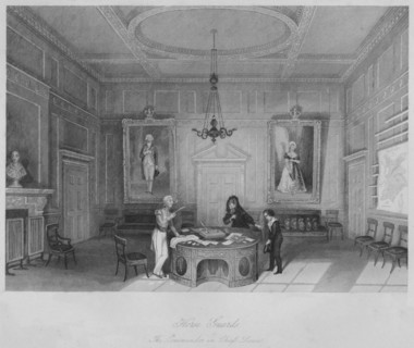 'Horse Guards. The Commander in Chief's Levee', c1841. Artist: T Turnbull.