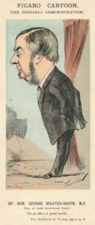 'The Rt. Hon. George Sclater-Booth, M.P..', c1870. Artist: Faustin.