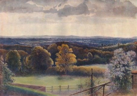 'View from Coneyhurst Hill, Ewehurst', 1911, (1914). Artist: James S Ogilvy.