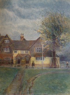 'Abinger Hatch Inn', 1911, (1914). Artist: James S Ogilvy.