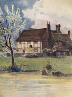 'Newdigate Old Place', 1912, (1914). Artist: James S Ogilvy.