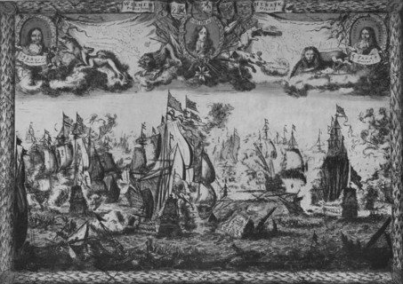 'Battle of the Texel', c1675. Artist: Romeyn de Hooghe.