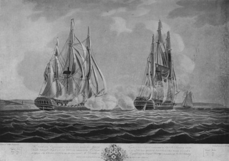'Capture of the Reunion', c1794. Artist: John William Edy.