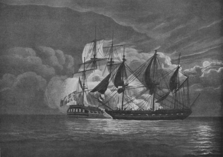 'A Fine Chase and Capture', c1800. Artist: John Augustus Atkinson.