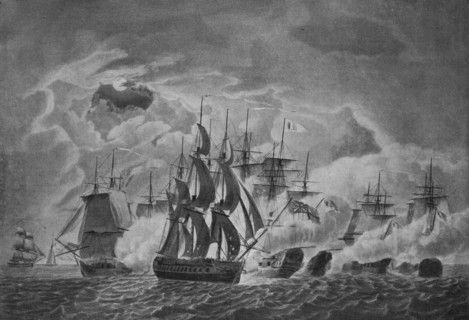'Captain Trollope's Famous Action', c1800. Artist: Robert Dodd.