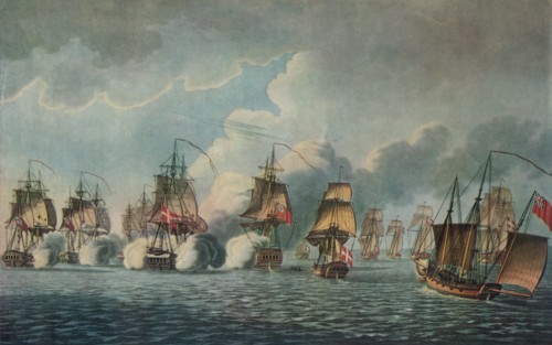 'Capture of the Freja', c1805. Artist: Unknown.