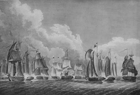 'Action on Lake Erie', c1814. Artists: Thomas Sully, Francis Kearny.