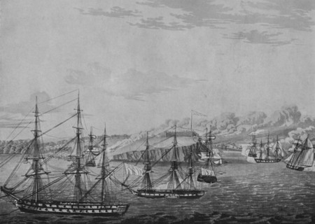 'The Fall of Oswego', c1815. Artist: Robert Havell.