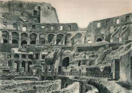 Interior of the Colosseum, Rome, Italy, 1927. Artist: Eugen Poppel.