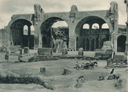 Basilica of Maxentius and Constantine in the Forum Romanum, Rome, Italy, 1927. Artist: Eugen Poppel.