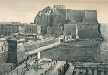 Castel dell'Ovo, Naples, Italy, 1927. Artist: Eugen Poppel.