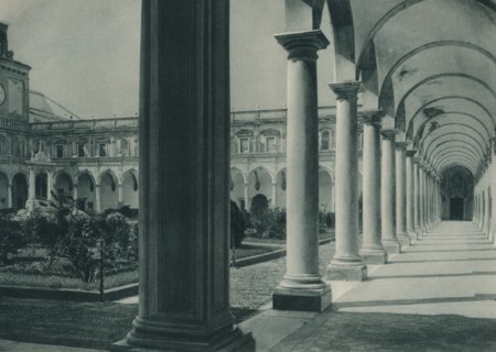 Cloisters in the Monastery of San Martino, near Naples, Italy, 1927. Artist: Eugen Poppel.