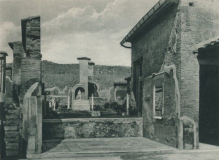 Street ascending to the forum, Pompeii, Italy, 1927. Creator: Eugen Poppel.