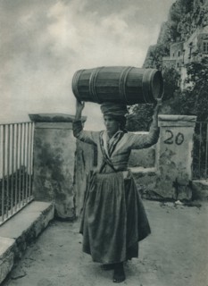 Water-bearer, Capri, Italy, 1927. Artist: Eugen Poppel.