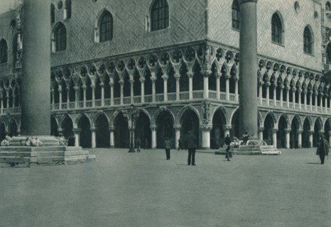 Corner of the Doge's Palace on the Piazzetta di San Marco, Venice, Italy, 1927. Artist: Eugen Poppel.