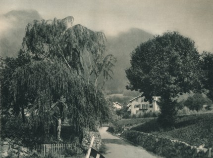 Road to Tyrol Castle, Merano, South Tyrol, Italy, 1927. Artist: Eugen Poppel.