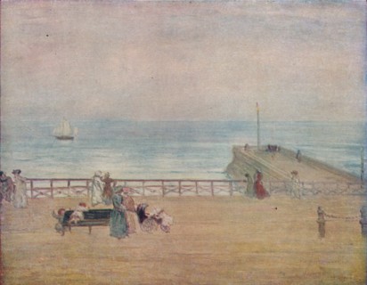 Brighton', c1905, (1918). Creator: Charles Conder.	Brighton', c1905, (1918). From "The Studio Volume 74". [London Offices of the Studio, London, 1918]
