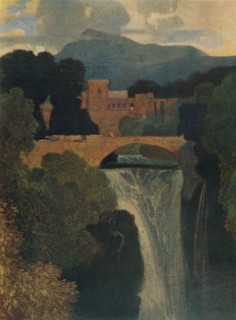 'The Waterfall', c1807, (1923). Artist: John Sell Cotman.