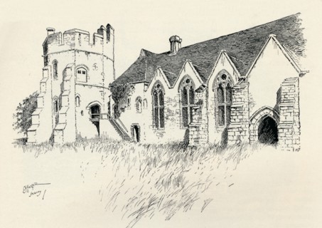'Stokesay Castle', c1893, (1894). Artist: Charles George Harper.