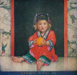 'Johneen, son of Mr and Mrs. John Noble', 1911, (1919). Artist: Edward Reginald Frampton.