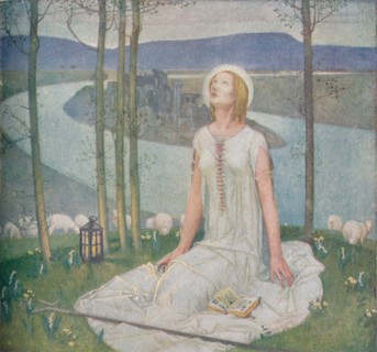 'L'Enfance De Jeanne D'Arc', c1918, (1919). Artist: Edward Reginald Frampton.