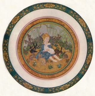 'Portrait of Miss Vivian St. George', 1917, (1919). Artist: Edmund Dulac.
