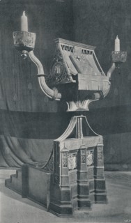 'Lectern with Books', c1895, (1897). Artist: William Bainbridge Reynolds.