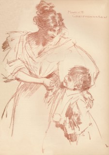 'Mother and child', c1897, (1897). Artist: Maurice Greiffenhagen.