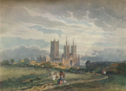 'Lincoln Cathedral', c1795. Artist: Thomas Girtin.