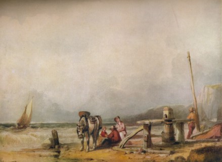 'Seascape', c1845. Artist: Edwin Aaron Penley.