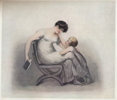 'Mamma, Don't Make Me Beg in Vain, Please Read That Pretty Book Again', c1808. Artist: Adam Buck.
