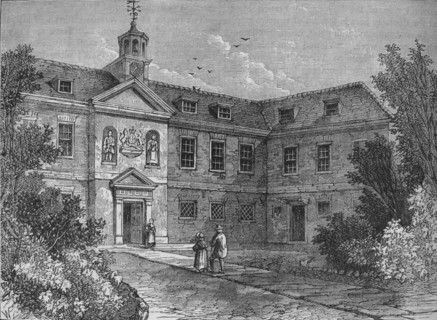 The Grey Coat School, Westminster, London, c1850 (1878). Artist: Unknown.