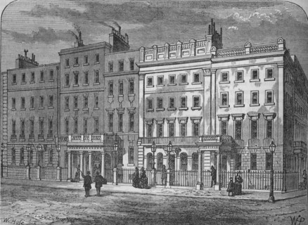 Claridge's Hotel, Mayfair, Westminster, London, c1877 (1878). Artist: Unknown.