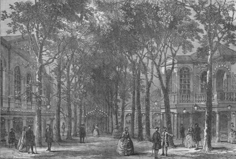 Marylebone Gardens, Westminster, London, 1870 (1878). Artist: Unknown.
