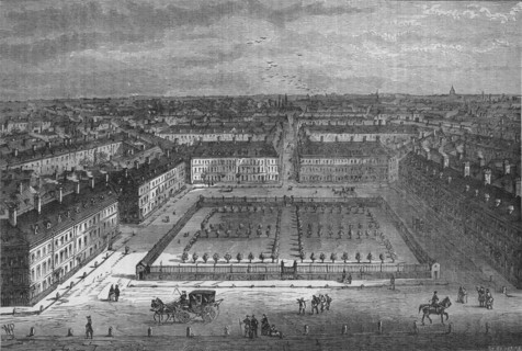 Red Lion Square, London, in 1800, 1878. Artist: Unknown.