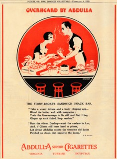 'Overheard by Abdulla - The Stony Broke's Sandwich Snack Bar', 1933. Artist: Unknown.