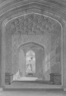 'Fonthill Abbey, The Oratory', 1824. Artist: William Deeble.