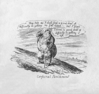 'Corporal Punishment', 1829. Artist: George Cruikshank.