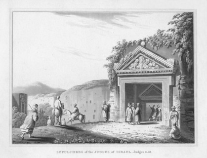 'Sepulchres of the Judges of Israel. Judges 8.32.', 1830. Artist: J Clarke.