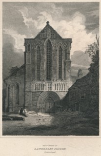 'West Front of Lanercost Priory. Cumberland', 1814. Artist: John Greig.