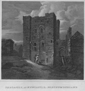 'The Castle, at Newcastle; Northumberland', 1814. Artist: John Greig.