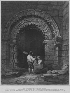 'An Ornamented Door Way in the Castle, at Newcastle; Northumberland', 1814. Artist: John Greig.