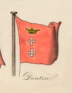 'Dantzic', 1838. Artist: Unknown.