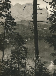 'Eibsee, Zugspitze', 1931. Artist: Kurt Hielscher.