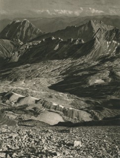 'View from the Zugspitze', 1931. Artist: Kurt Hielscher.