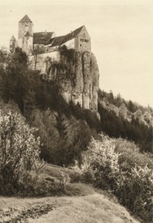 'Prunn Castle in the Altmuhl Valley', 1931. Artist: Kurt Hielscher.