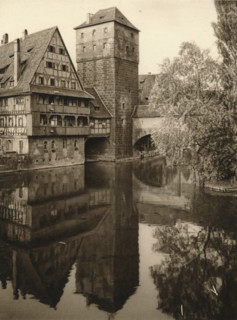 'Nuremberg - Hunkersteg', 1931. Artist: Kurt Hielscher.