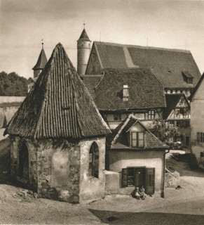 'Dinkelsbuhl - On the Capuchin Chapel', 1931. Artist: Kurt Hielscher.