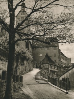 'Schwabisch-Hall. Badtor - Josephsturm', 1931. Artist: Kurt Hielscher.