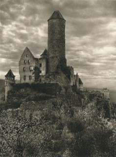'Fortress of Hornberg-on the-Neckar. Goetz von Berlichgen died here', 1931. Artist: Kurt Hielscher.